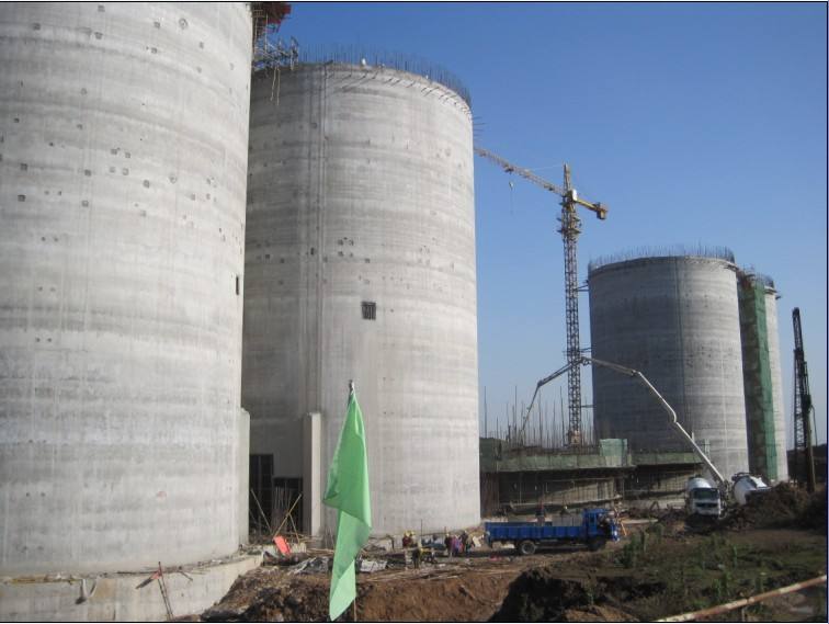 南京鋼鐵集團(tuán)燃供廠煤場筒倉項(xiàng)目